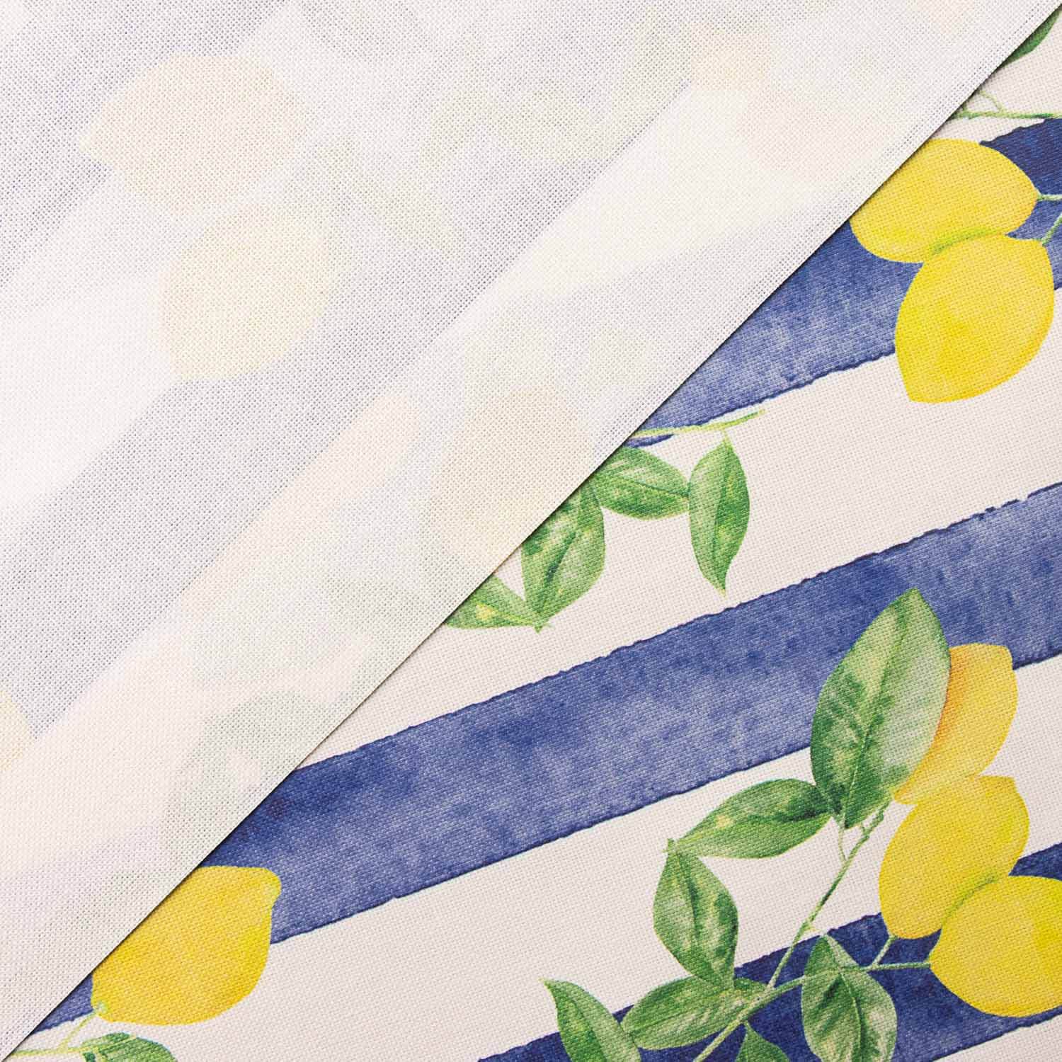 Résinée Anti-taches Citrons Rayures bleues - Ribes y Casals