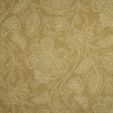 Toile de coton effet tissu de lin à motifs floraux provençaux, couleur moutarde - Ribes y Casals