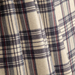 Toile de coton effet tissu de lin à carreaux Balmoral bleue - Ribes y Casals
