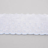 Bande Batiste Blanc Et Bleu 3cm - Ribes y Casals
