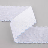 Bande Batiste Blanc Et Bleu 3cm - Ribes y Casals