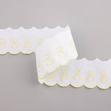 Bande De Piqué Blanc Jaune 6,5cm - Ribes y Casals