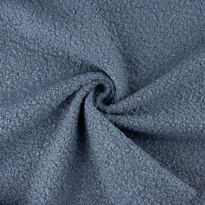 Lainage Frisé Denim Bleu - Ribes y Casals