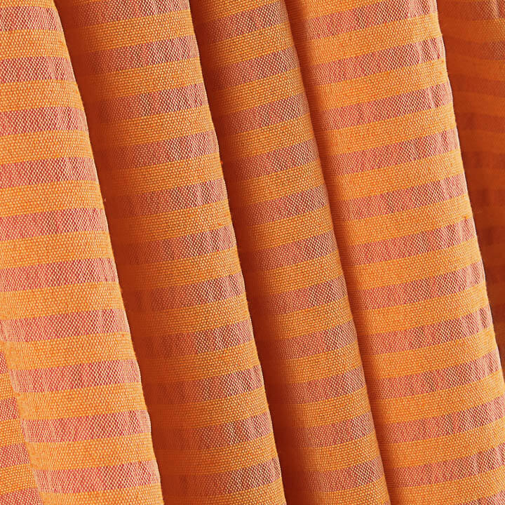 Bambula légère à rayures bicolores corail et orange - Ribes y Casals