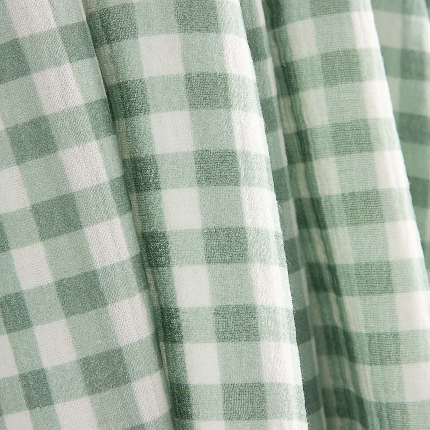 Bambula Double gaze à carreaux verts - Ribes y Casals