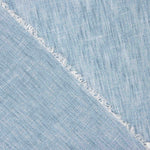 Polyester imitation lin bleu Vigoré - Ribes y Casals
