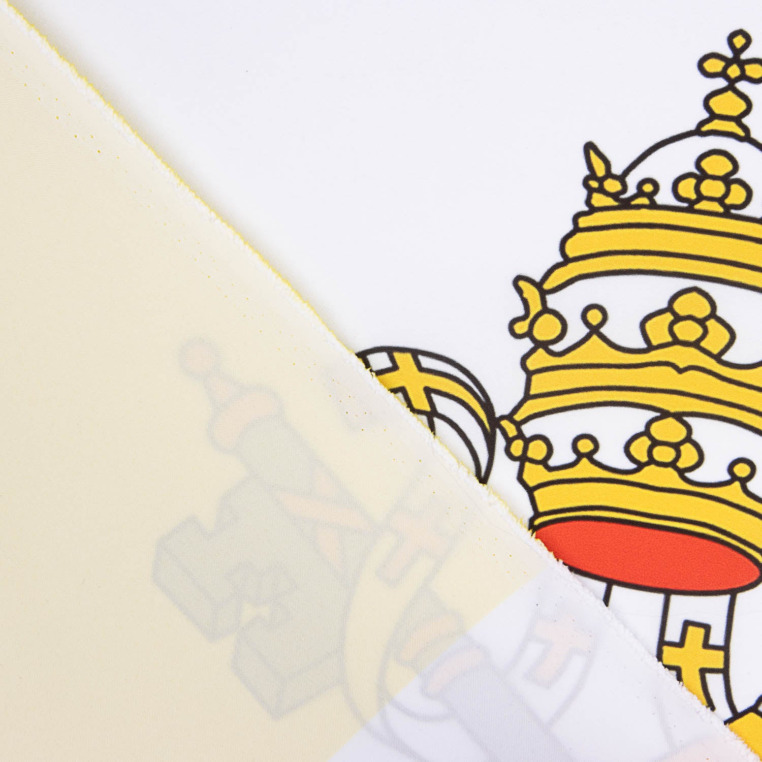 Panneau drapeau du Vatican avec blason - Ribes y Casals