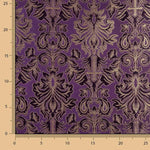 Brocart Versailles Améthyste et Or - Ribes y Casals