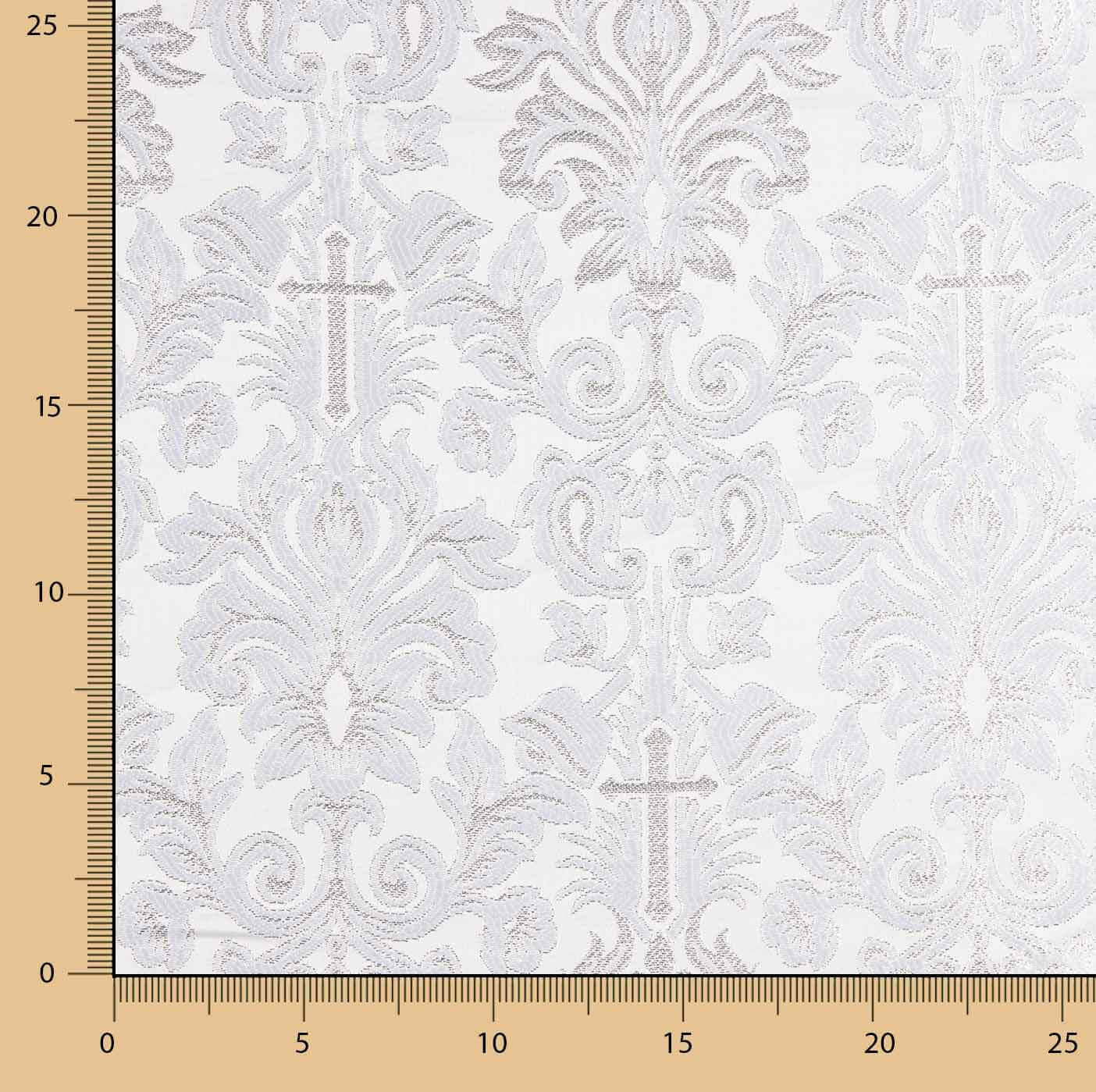 Brocart Versailles Perle Argent - Ribes y Casals