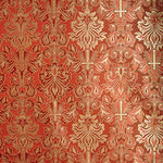 Brocart Versailles Rubis et Or - Ribes y Casals