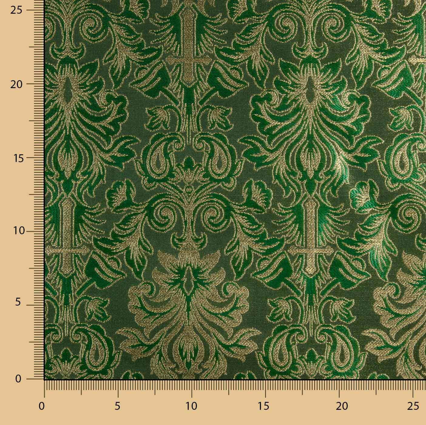 Brokat Versailles vert et or - Ribes y Casals