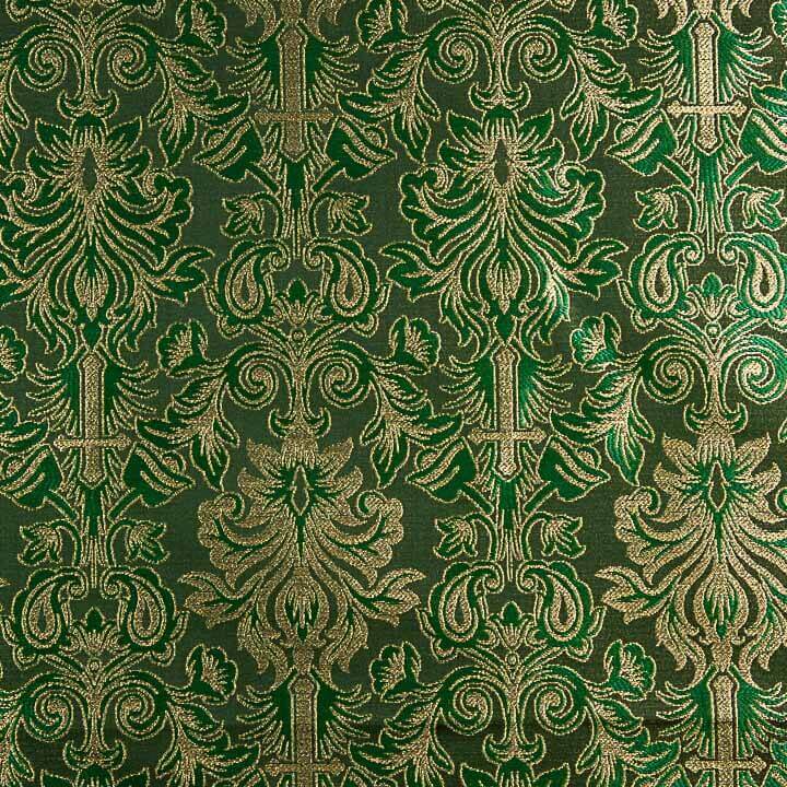 Brokat Versailles vert et or - Ribes y Casals