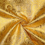 Jacquard écru avec Lurex cachemire doré - Ribes y Casals