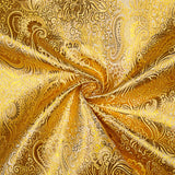 Jacquard écru avec Lurex cachemire doré - Ribes y Casals