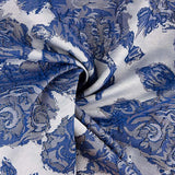 Brocart Royal Bloom Bleu saphir - Ribes y Casals