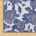 Brocart Royal Bloom Bleu saphir - Ribes y Casals