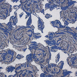 Brocart Royal Bloom Bleu saphir - Ribes y Casals