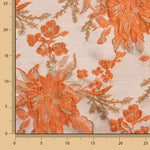 Brocart « Coucher de soleil impérial corail » - Ribes y Casals