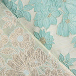 Brocart floral Agua - Ribes y Casals