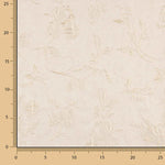 Brocart floral classique ivoire et or - Ribes y Casals