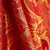 Brocart liturgique Croix médaillon rouge et or - Ribes y Casals