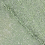 Brocart Jardin Émeraude Vert Sauge Argent - Ribes y Casals