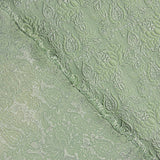 Brocart Jardin Émeraude Vert Sauge Argent - Ribes y Casals