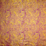 Jacquard violet avec Lurex cachemire doré - Ribes y Casals