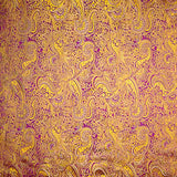 Jacquard violet avec Lurex cachemire doré - Ribes y Casals