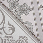 Brocart baroque ornemental gris argenté - Ribes y Casals