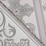 Brocart baroque ornemental gris argenté - Ribes y Casals