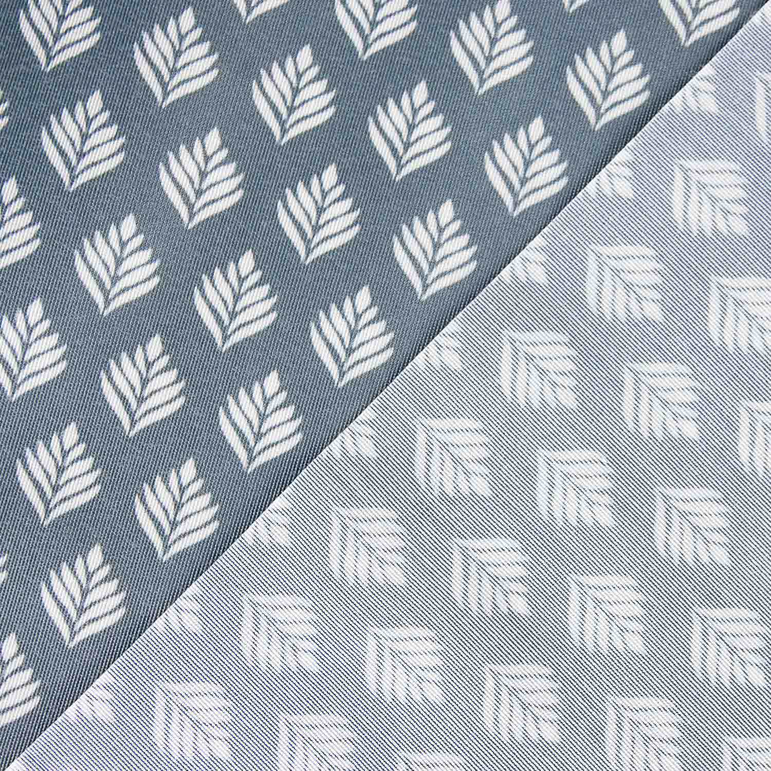 Nappe résinée anti-taches Leaf Gris bleuté - Ribes y Casals