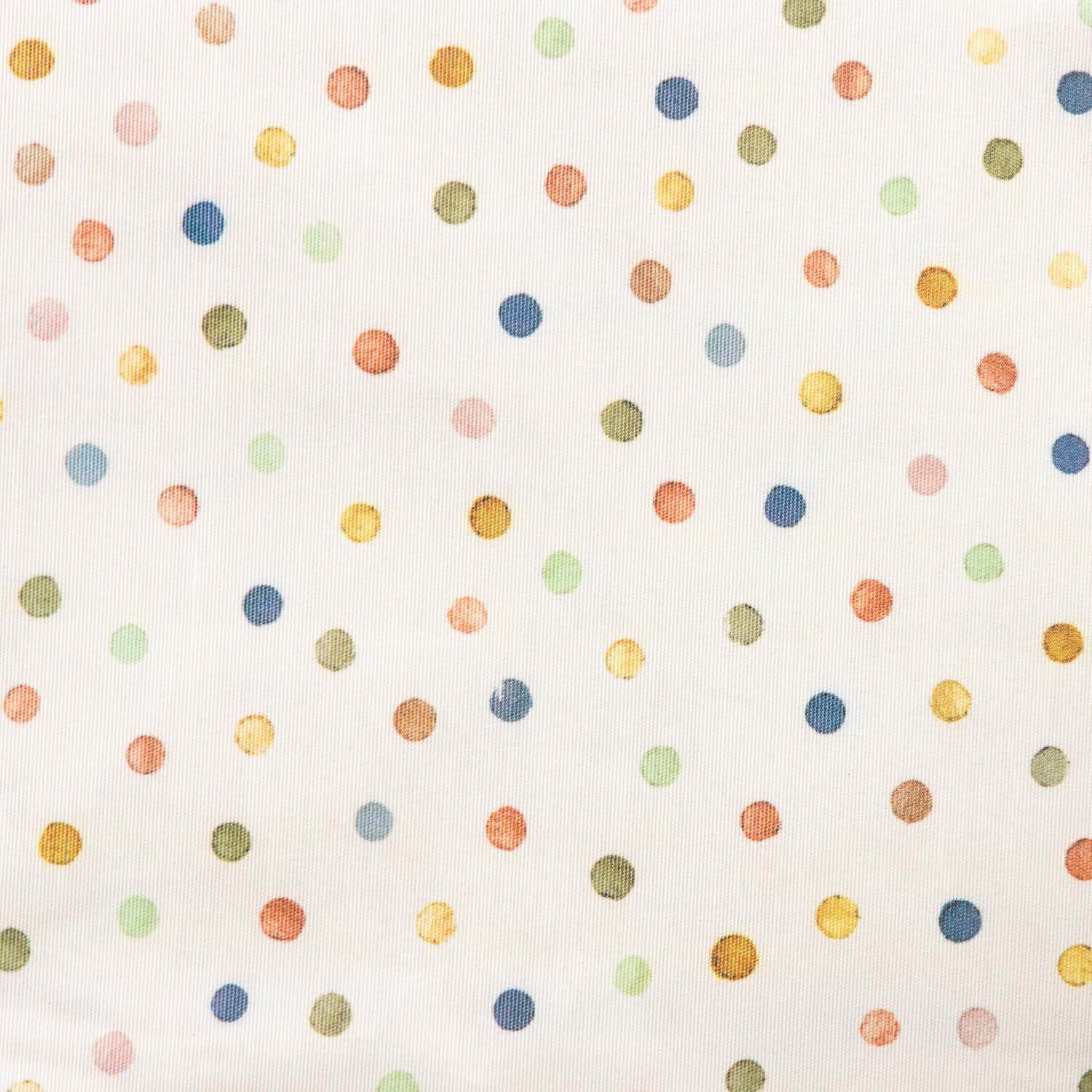 Chute de nappe en résine anti-taches à pois multicolores 100 x 140 cm - Ribes y Casals