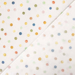 Chute de nappe en résine anti-taches à pois multicolores 100 x 140 cm - Ribes y Casals