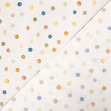 Chute de nappe en résine anti-taches à pois multicolores 100 x 140 cm - Ribes y Casals