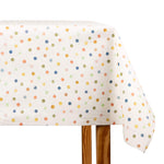 Chute de nappe en résine anti-taches à pois multicolores 100 x 140 cm - Ribes y Casals