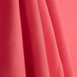 Sergé en ramie, couleur corail - Ribes y Casals