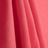 Sergé en ramie, couleur corail - Ribes y Casals
