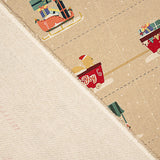 Panneau en tissu de coton « Calendrier de l'Avent pour enfants : L'aventure du Père Noël » – À faire soi-même - Ribes y Casals