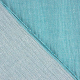 Double Gaze Chambray Bleu Turquoise - Ribes y Casals