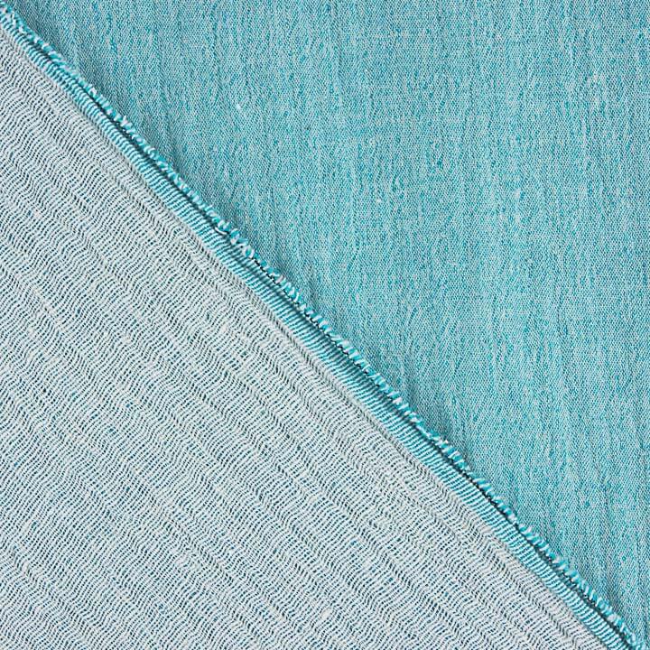 Double Gaze Chambray Bleu Turquoise - Ribes y Casals