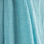 Double Gaze Chambray Bleu Turquoise - Ribes y Casals