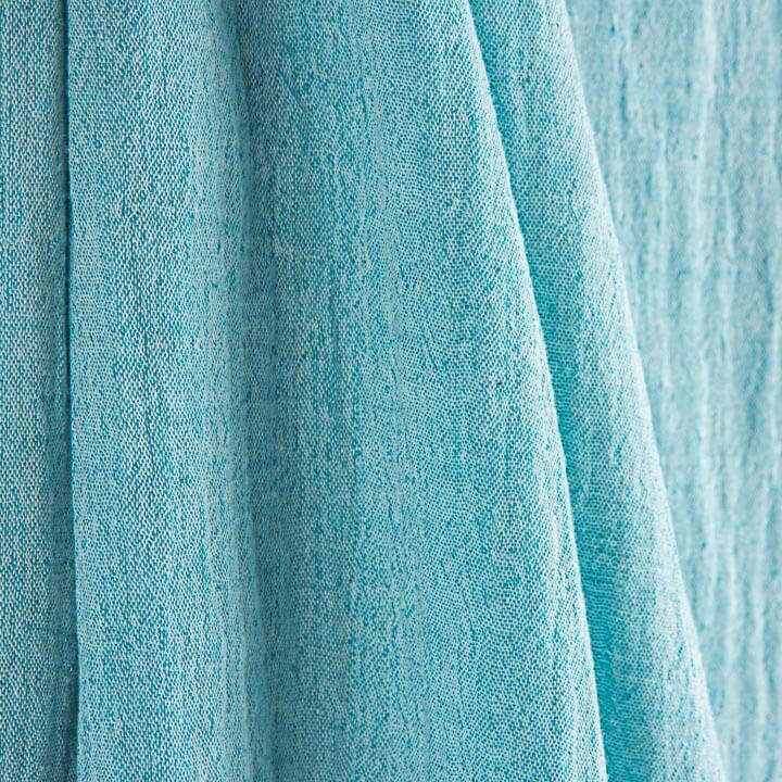 Double Gaze Chambray Bleu Turquoise - Ribes y Casals