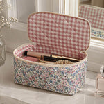 Polaire en popeline Vichy rose et multicolore - Ribes y Casals