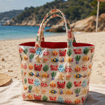 Cretona Coton Fond marin Kawaii - Ribes y Casals