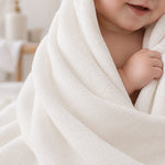 Serviette en viscose de bambou blanche naturelle - Ribes y Casals