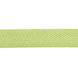 Ruban en coton à chevrons 30 mm vert lime - Ribes y Casals
