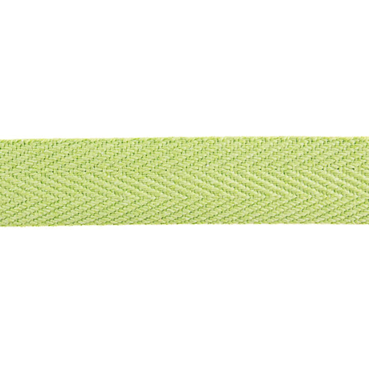 Ruban en coton à chevrons 30 mm vert lime - Ribes y Casals
