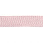 Ruban en coton à chevrons 30 mm rose doux - Ribes y Casals