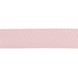 Ruban en coton à chevrons 30 mm rose doux - Ribes y Casals